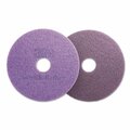 Scotch-Brite Diamond Floor Pads, 19 in. Diameter, Purple, 5PK 48196